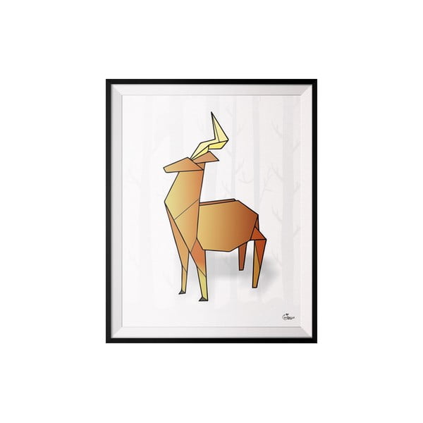 Plagát Deer, 30x40 cm