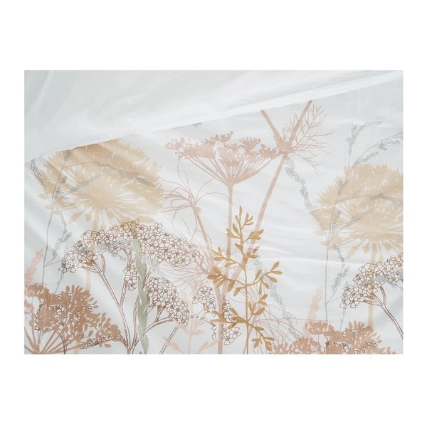 Biele/v terakotovej farbe krepové obliečky na jednolôžko 140x200 cm Caraway – B.E.S.-image-1