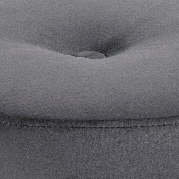Sivá zamatová stolička Frisco - Actona-image-4