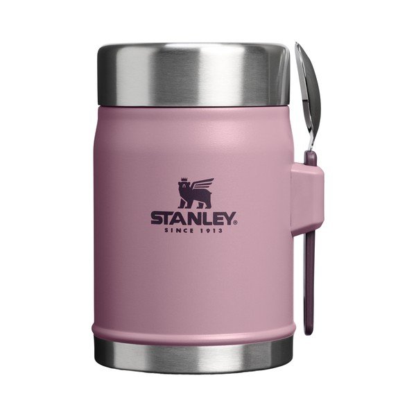 Fialová termoska na jedlo z nehrdzavejúcej ocele 400 ml Legendary Food Jar + Spork Purple Smoke – Stanley