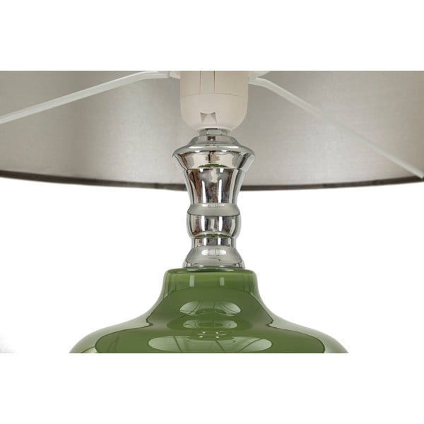 Zeleno-sivá stojacia lampa s textilným tienidlom (výška 160 cm) Eva – Mauro Ferretti-image-3