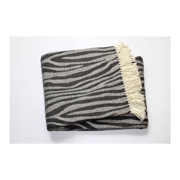 Deka Zebra Dark Grey, 140x180 cm-image-1