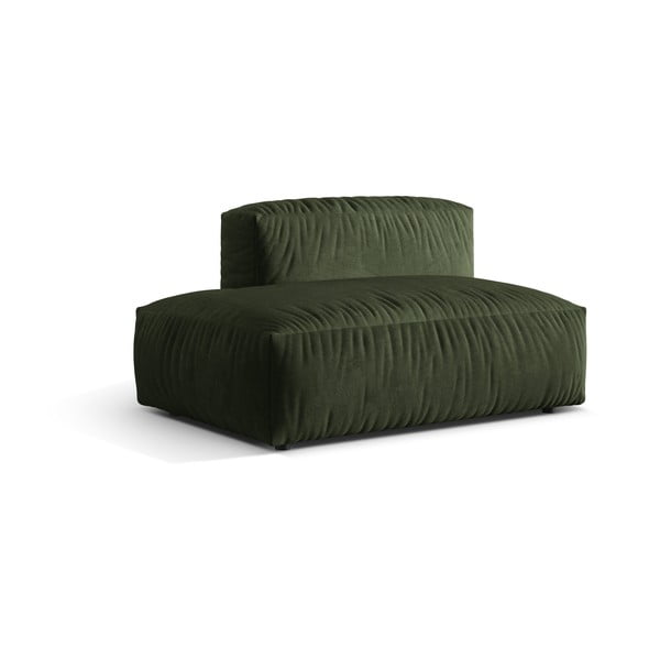 Zelený zamatový modul pohovky (ľavý roh) Martina – Micadoni -image-1