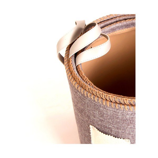 Sada 3 guľatých košíkov Denim-image-1