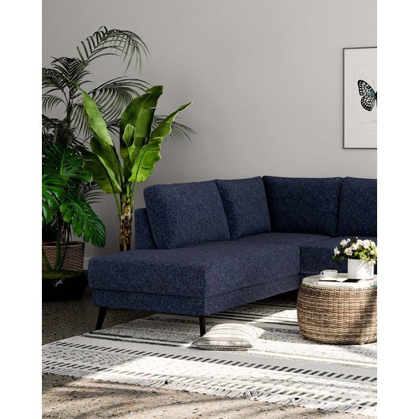 Tmavomodrá rohová pohovka (ľavý roh) Fynn – Ghado-image-4