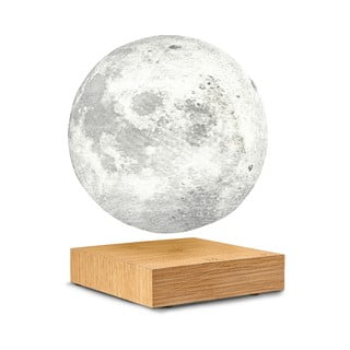 Stolová levitujúca lampa v tvare mesiaca Gingko Moon White Ash