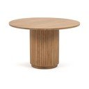 Okrúhly jedálenský stôl z mangového dreva v prírodnej farbe ø 120 cm Licia – Kave Home