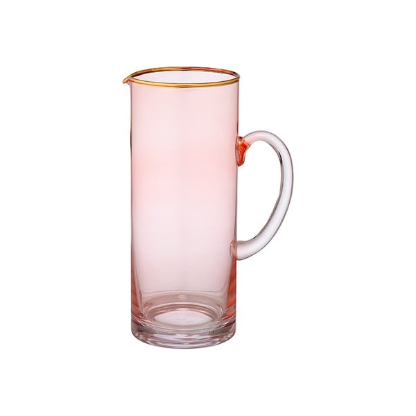 Ružový sklenený džbán Ladelle Chloe, 1,65 l
