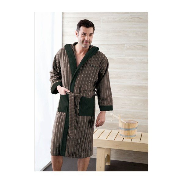 Pánsky župan Dressing Brown XL-image-1