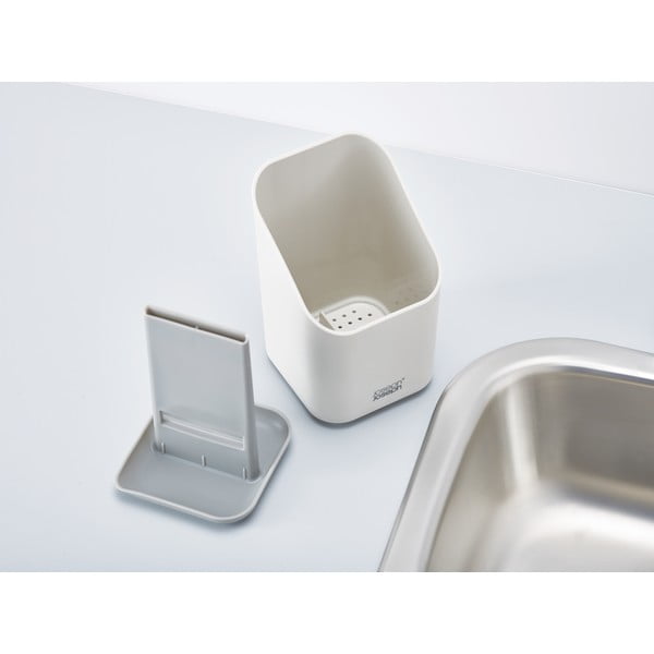 Svetlosivý plastový odkvapkávač na príbory 12x11 cm Duo – Joseph Joseph-image-3