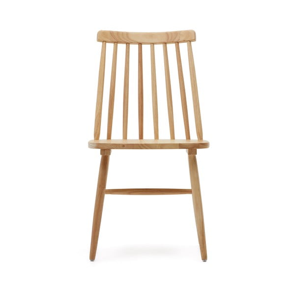 Jedálenské stoličky v súprave 2 ks z kaučukového dreva v prírodnej farbe – Kave Home-image-2