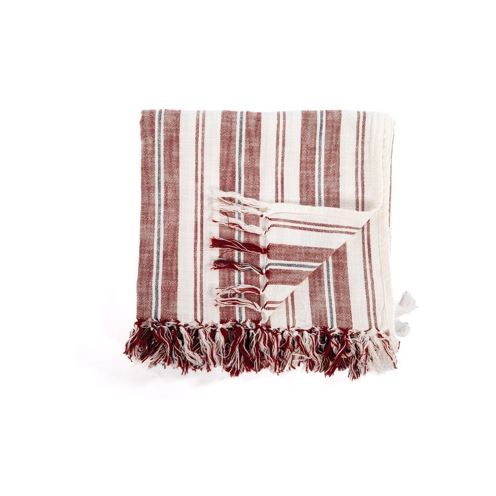 E-shop Bavlnená deka v terakotovej farbe 150x200 cm Indira – Tiseco Home Studio