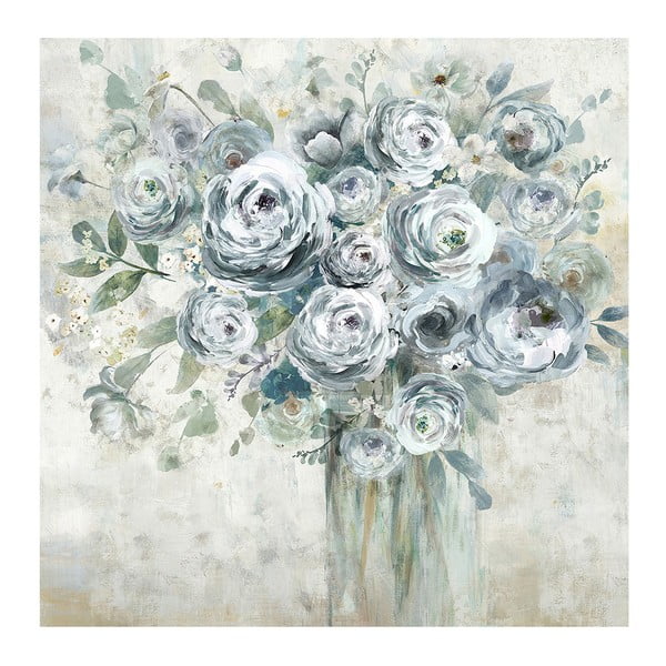Obraz Ixia Blue Flower, 100 x 100 cm

