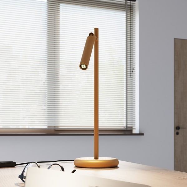 Stolová lampa v zlatej farbe (výška  43 cm) Fideus – Sollux-image-3
