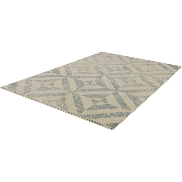 Béžový vlnený koberec 200x300 cm Tile – Agnella-image-4