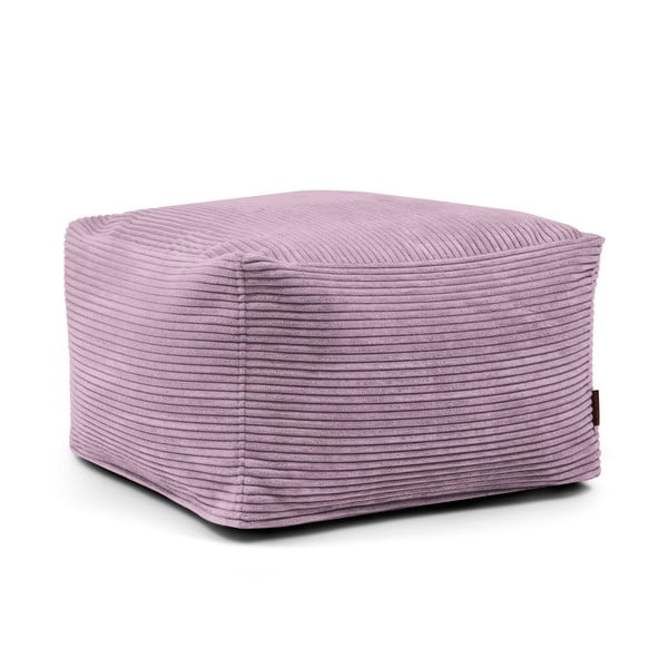 Fialový menčestrový sedací vak Softbox MooG – SLOWDOWN