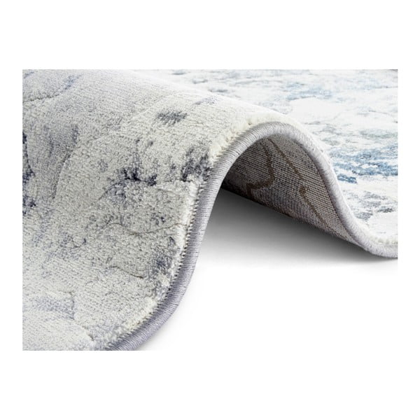 Svetlomodro-krémový koberec Elle Decoration Arty Fontaine, 80 × 150 cm-image-4