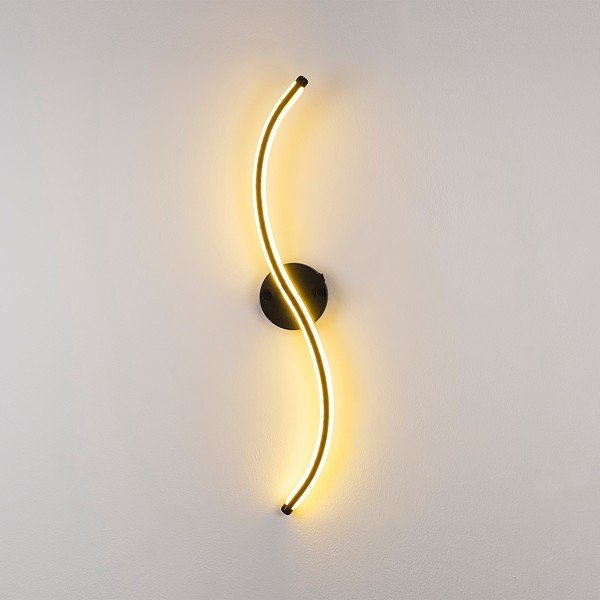 Čierne LED nástenné svietidlo Yilan – Opviq lights-image-2
