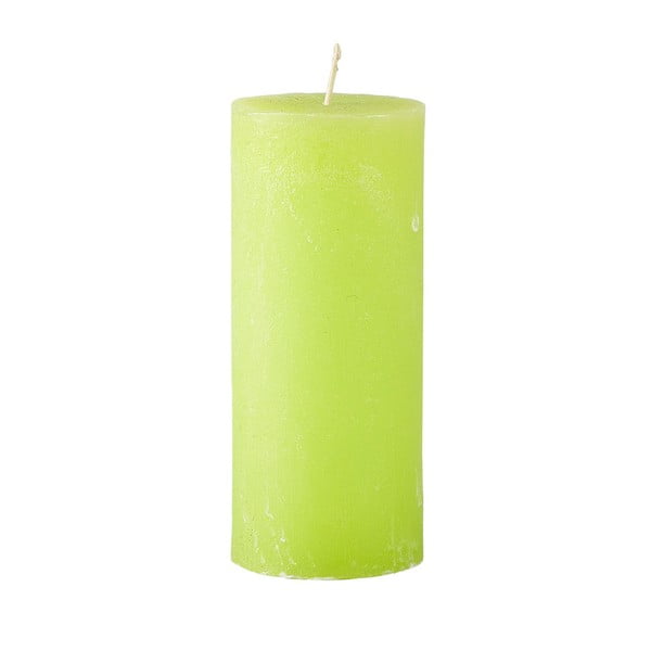 Zelená sviečka KJ Collection Konic, ⌀ 6 x 14 cm