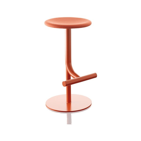 Červená barová stolička Magis Tibu, výška 60/77 cm