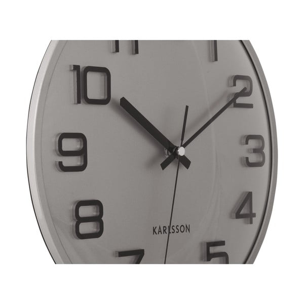 Nástenné hodiny ø 30,5 cm 3D Numbers – Karlsson-image-2