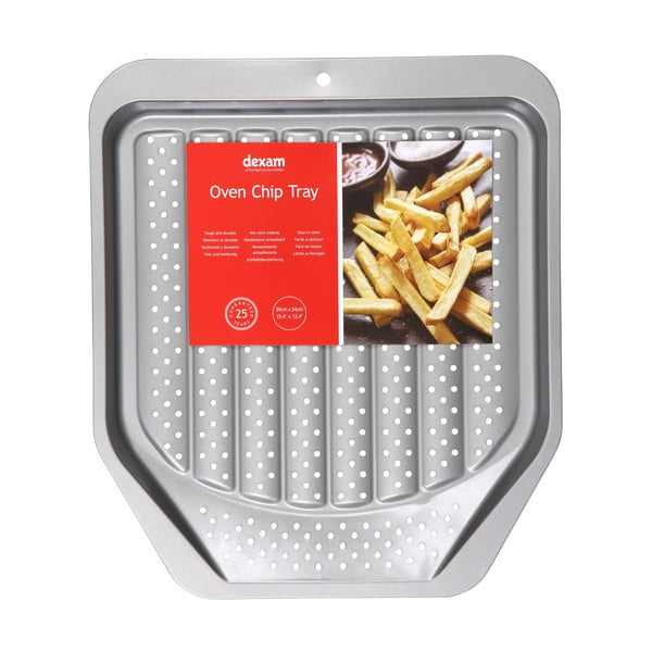 Plech na pečenie hranoliek s nepriľnavým povrchom Dexam Oven Chip, 39 × 34 cm
