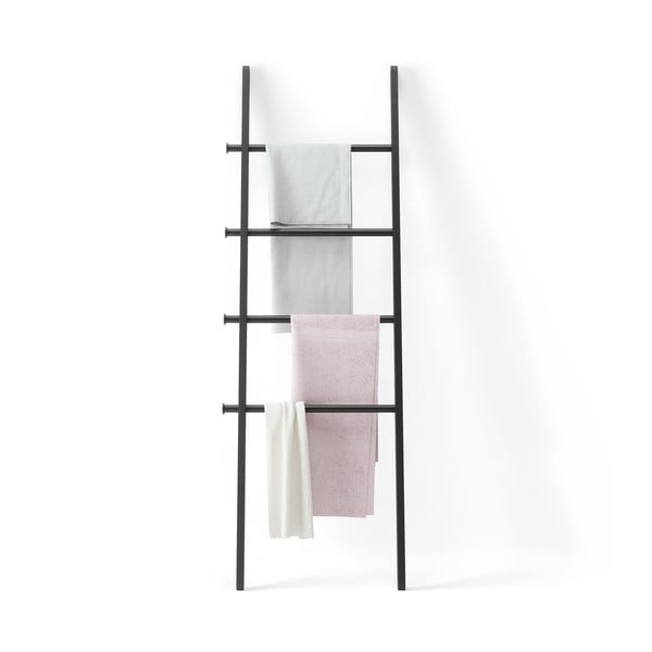 Čierny dekoratívny rebrík z topoľového dreva Leana - Umbra-image-4