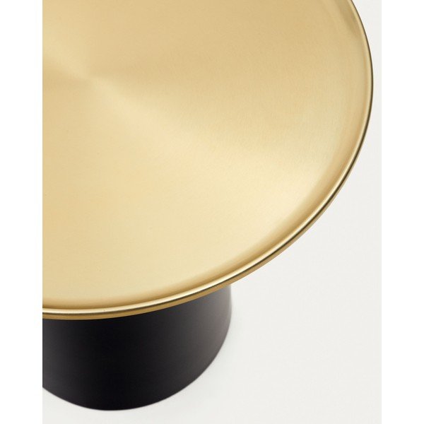 Kovový okrúhly odkladací stolík ø 52 cm Liuva – Kave Home-image-3
