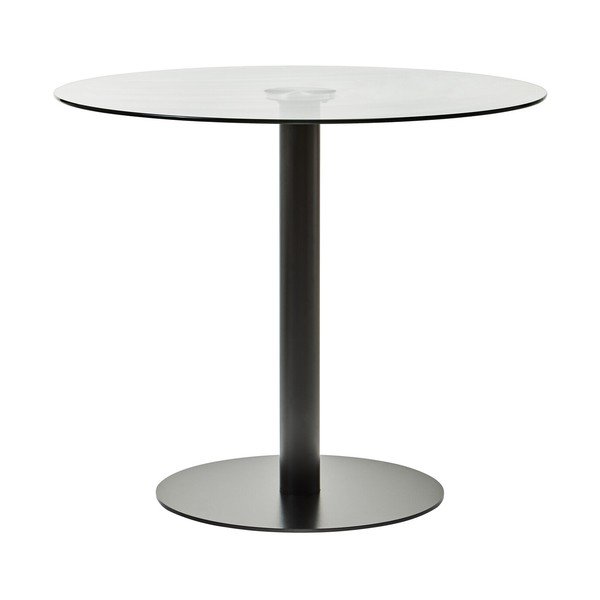 Okrúhly jedálenský stôl so sklenenou doskou ø 90 cm Metropolitan – Premier Housewares