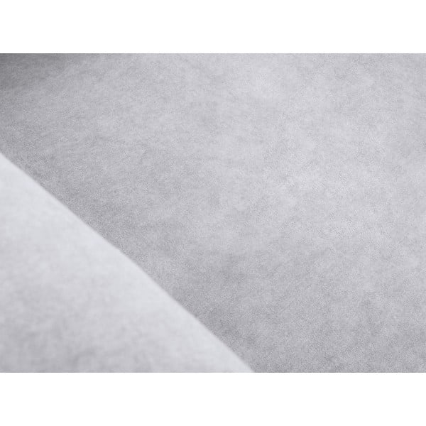 Svetlosivá zamatová pohovka 242 cm Erin – Micadoni Home-image-1