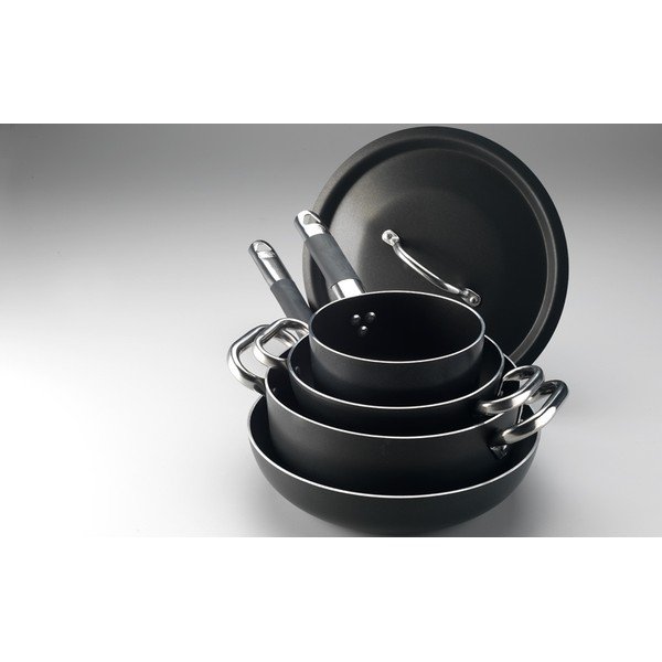 Hliníková rajnica s nepriľnavým povrchom Pentole Agnelli Al Black, ø 16 cm-image-3