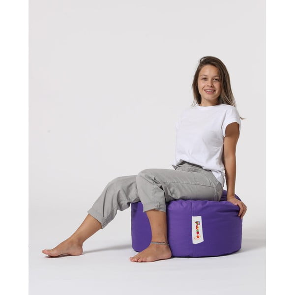 Fialový záhradný taburet Round – Floriane Garden-image-1