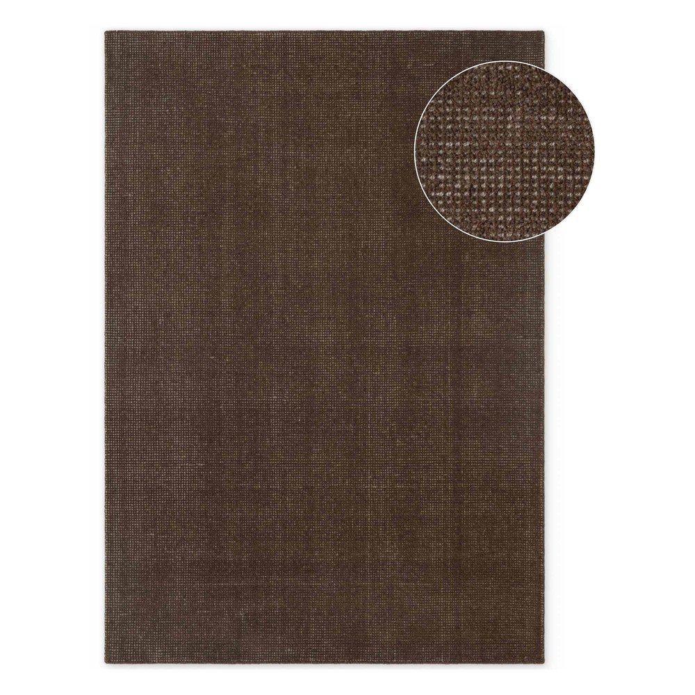 E-shop Hnedý ručne tkaný vlnený koberec 120x170 cm Greenwich – Ted Baker