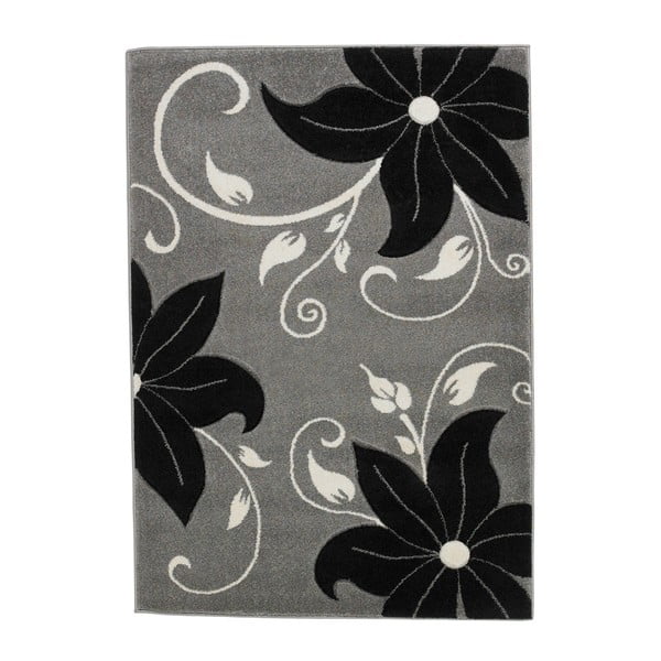 Čierno-sivý koberec Think Rugs Verona, 120 × 170 cm