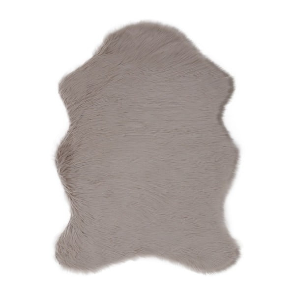 Sivý koberec z umelej kožušiny Pelus Grey, 75 × 100 cm