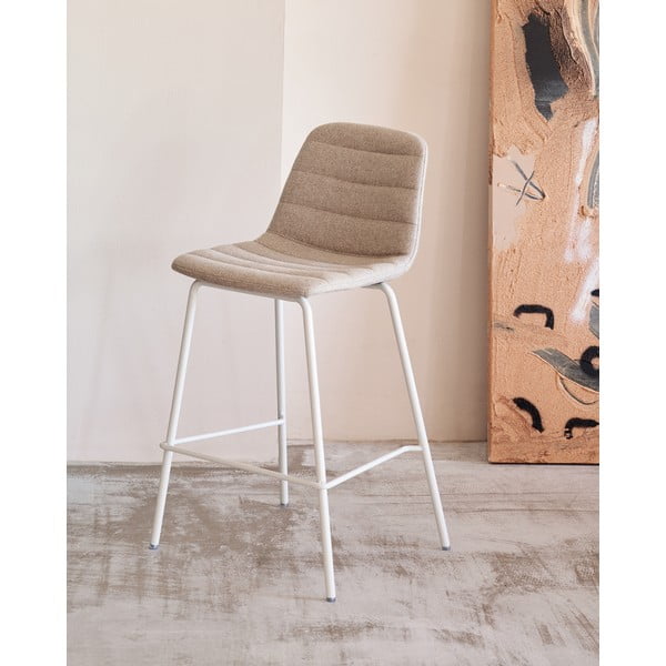 Béžové barové stoličky v súprave 2 ks 92,5 cm Zunilda – Kave Home-image-1