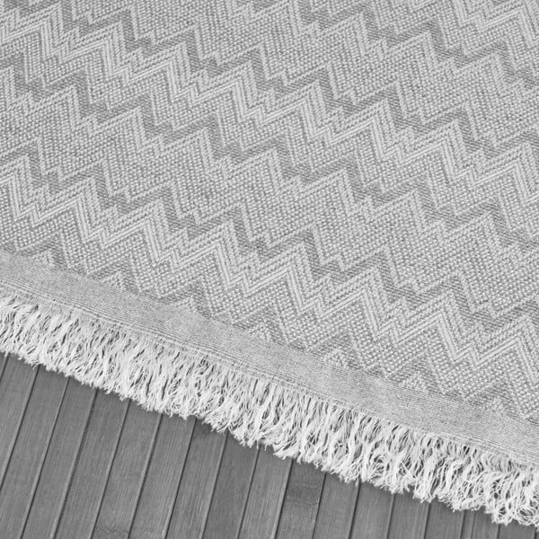 Sivá prikrývka na dvojlôžko 180x290 cm Up & Down – Casa Selección-image-1