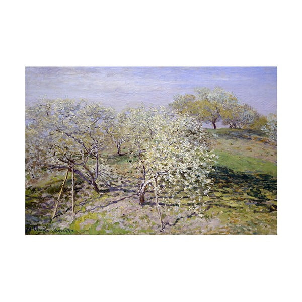 Obraz Claude Monet - Spring, 45x30 cm