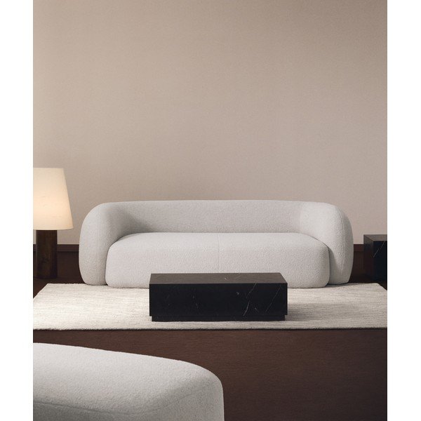 Čierny mramorový konferenčný stolík 50x100 cm Sorein – Kave Home-image-2