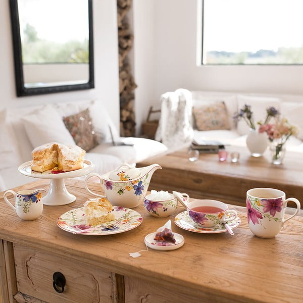 Porcelánová šálka na čaj s motívom kvetín Villeroy & Boch Mariefleur Tea, 0,24 l-image-2