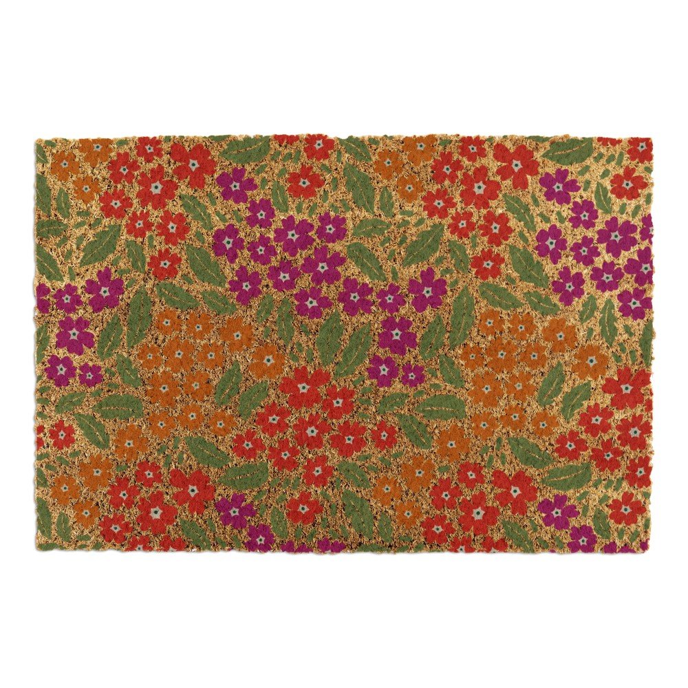 Rohožka z kokosového vlákna 40x60 cm Floral – Artsy Doormats