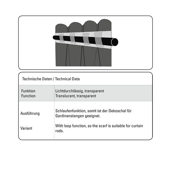 Sivý záves 245x140 cm Natur - Gardinia-image-3