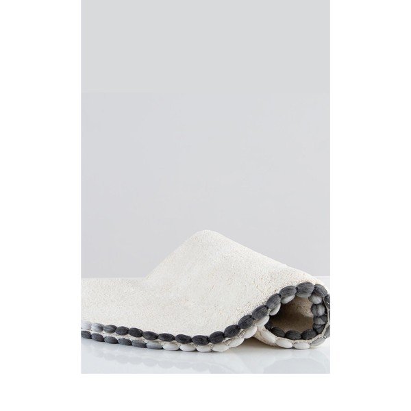 Krémovobiela bavlnená kúpeľňová predložka Irya Home Collection Ronan, ø 90 cm-image-3