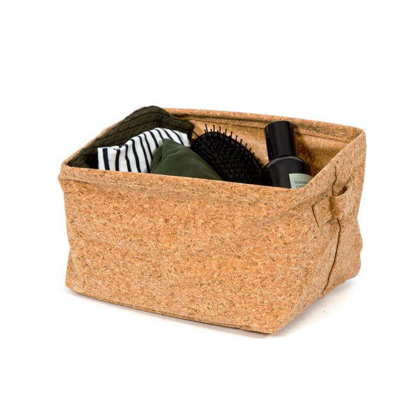 Úložný korkový košík Compactor Cork Iron Frame Basket, 25 x 15 cm-image-1
