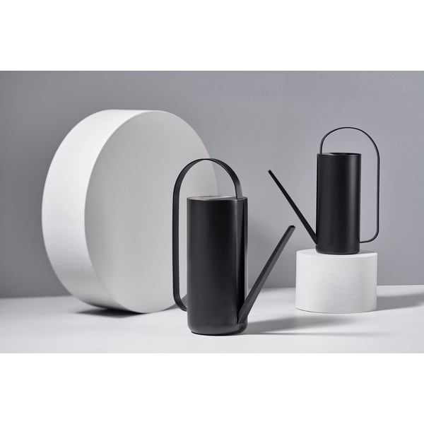 Čierna oceľová kanvička Zone Herb & Sprout, 0,75 l-image-1