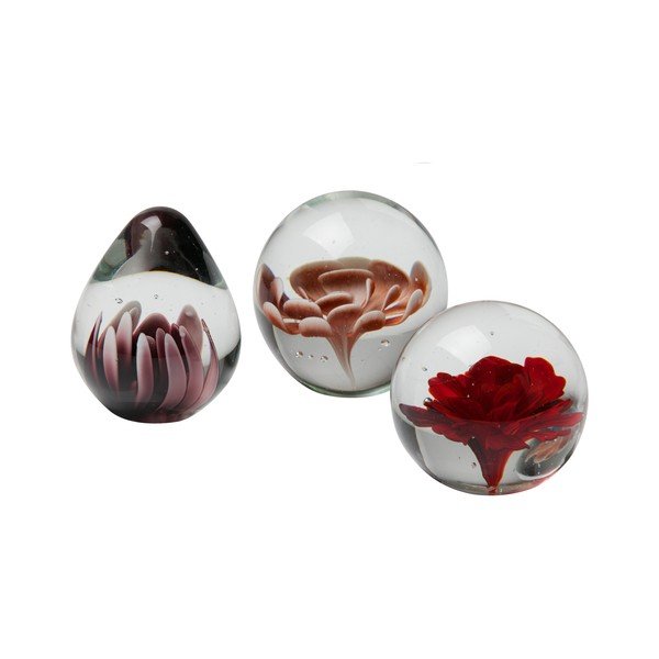 Sklenené ťažítko s hnedou kvetinou BePureHome Botanics-image-1