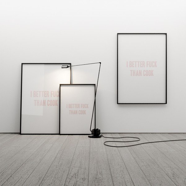 Plagát I better fuck than cook, 100x70 cm-image-2