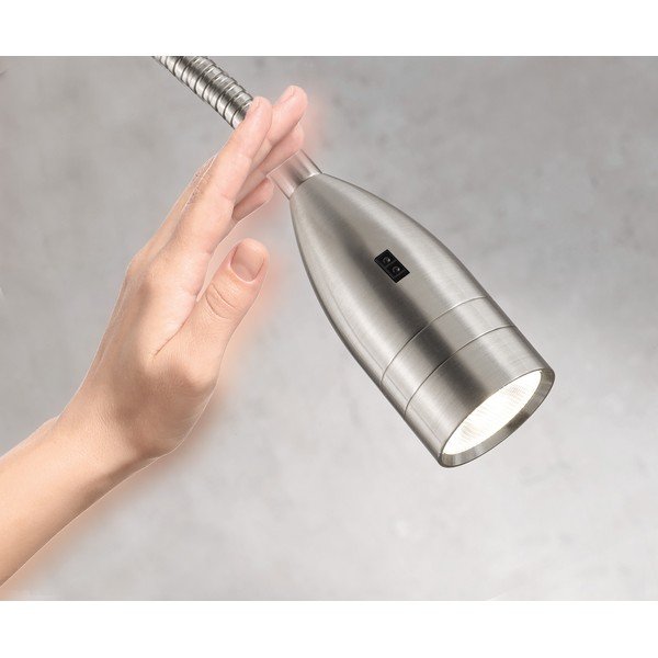 Kovové LED stmievateľné bodové svietidlo v striebornej farbe Sten – Fischer & Honsel-image-3