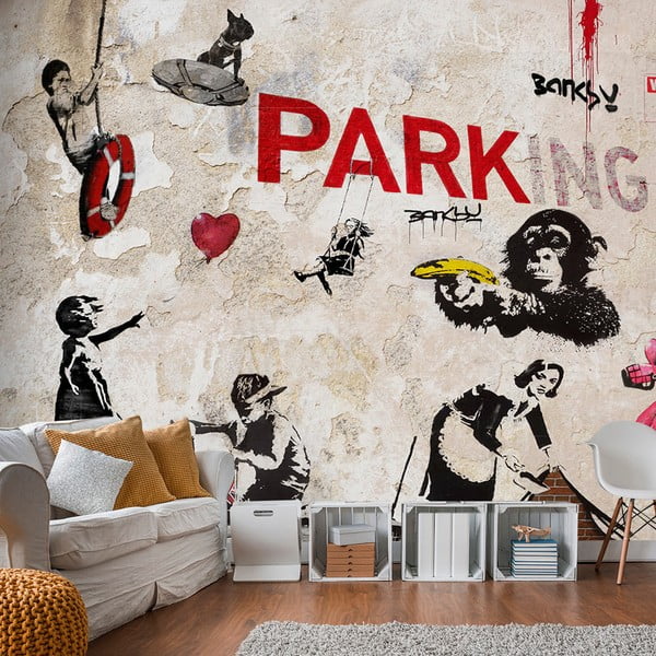 Veľkoformátová tapeta Artgeist Graffiti Collage, 400 × 280 cm