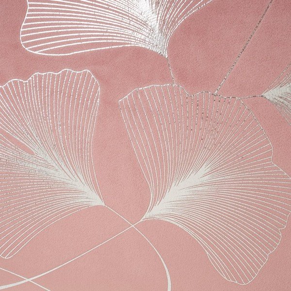 Zamatový dekoračný vankúš 45x45 cm Ginkgo Mauve – Casa Selección-image-1